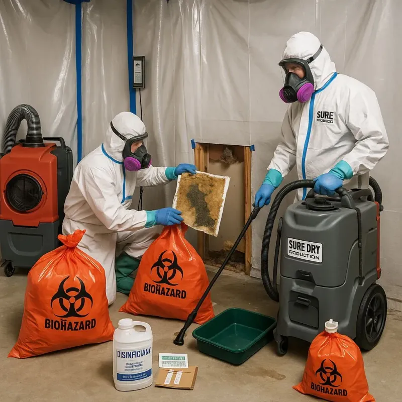 Contaminated Water Handling Protocols process in Los Llanos, PR